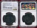 Deutschland Weimarer Republik Silver Medal Silbermedaille 1929 Zeppelin Welttour NGC MS 61