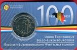 Belgien 2 Euro Gedenkmünze 100 Jahre Belgisch-Luxemburgische Wirtschaftsunion -