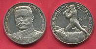 Deutschland Germany Silber Medaille Befreiung Ostpreußens Russischer Bär -