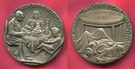 Germany Deutschland Karl Götz Medaille Bronze Gußmedaille versilbert Zappelphilipp Kaiser Wilhelm II. Bismarck Satirische Medaille -