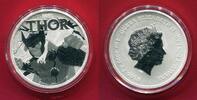 Tuvalu 1 Dollar Silbermünze 2018 Thor - Marvel-Serie BU in capsule