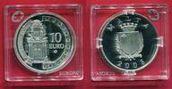 Malta 10 Euro Silbermünze Auberge de Castille -