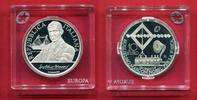 Italien 10 Euro Silbermünze 2009 100 Jahre Nobelpreis für Physik - Guglielmo Marconi proof in capsule with certificate