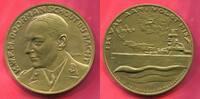 Niederlande Holland Bronzemedaille 1942 Dated Flaggschiff De Ruyter Schlacht Java See 27. Februar 1942 Uncirculated