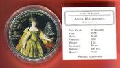Cook-Inseln, Cook Islands 10 Dollar - 2 oz Silver Coin Anna Ioanovna - Tsars of Russia - partially gold plated -