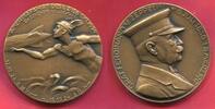 Deutschland Weimarer Republik Germany Bronzemedaille 1924 Graf Zeppelin LZ 126 Amerikafahrt Reparationsluftschiff uncirculated matte