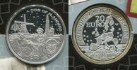 Belgien Belgium 20 Euro Silber Silver A Dog Of Flanders Ouida Marie Louise Rame -