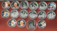 Palau 16 x 1 Dollar Ku/Ni versilbert Pope John Paul II. Leben und Werk Life and Works of John Paul II. -