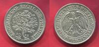 Deutsches Reich, Weimarer Republik 5 Reichsmark Kursmünze Silber Eichbaum Kursmünze Oak Tree -