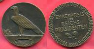 Deutschland Weimarer Republik Germany Bronzemedaille Ehrenpreis des Reichspräsidenten Jahr 1930 Rheinlandräumung Verfasssungstag AU