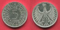 Deutschland, BRD 5 Mark Kursmünze 1958 G Silberadler unc