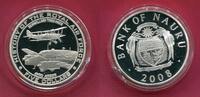 Nauru 5 Dollars Silbermünze 2008 Tiger Moth & Avro Anson proof in capsule with certificate