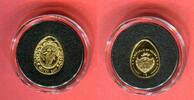 Palau 1 Dollar ovale Minigoldmünze Ostermünze - Easter Coin - 1/25 OZ Gold Proof Coin -