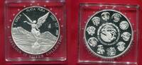 Mexico 1 Onza Pura Plata libertad Seltenes Jahr Low Mintage in Proof scarce -