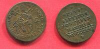 Päpstliche Staaten Vatikan Papal States 1/2 Baiocchio 1816 VI Pius VII. Low ef brown