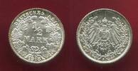 Deutschland Germany Kaiserreich 1/2 Mark Variante Offene 8 -