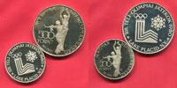 Ungarn Hungary Volksrepublik 200 und 500 Forint XIII Winter Olympics in Lake Placid -