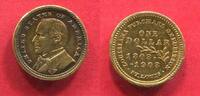 The United States of America USA 1 Dollar 100th Anniversary of the Louisiana Purchase William McKinley -