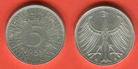 Deutschland, BRD 5 Mark Kursmünze 1963 D Silberadler - Prägestätte München unc