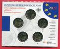 BRD 5 x 2 Euro Gedenkmünzen 35 Jahre Erasmus-Programm -