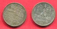 Polen 2. Republik 5 Zloty Zlotych 100 Jahre Polnischer Aufstand 100th Anniversary of the November Uprising -