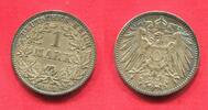 Germany-Empire Kaiserreich Deutschland 1 Mark 1901 G Deutsches Kaiserreich Kursmünze au/Unc nice toning