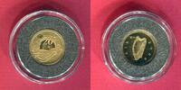 Irland Ireland 20 Euro Minigoldmünze 2009 Irlands kulturelles Erbe Erste Banknote von Irland (Ploughman Banknote) proof in capsule