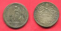 Testone Teston ND 1708 J. VIII. Päpstliche Staaten Kirchenstaat Papal States Clement XI (Clemens XI) 1700-1721 Charity standing with 3 children s...