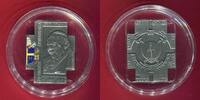 Kamerun 100 Francs CFA Cu/Ni Kreuzform versilbert Benediction of Johannes Paul II. -