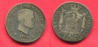 Kingdom of Italy Königreich Italien 5 Lire 1808 M Napoleon I. Milano Mailand f/vf
