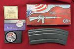 Mesa Grande, USA 2 Dollar Silbermünze - 1 oz Proof Fine Silver Coin Colt M16 Rifle Caliber 5,56 mm - zivile Bezeichnung AR-15 - Gewehr - Sturmgewehr -