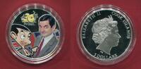 Cook-Inseln 5 Dollars Silbermünze 2020 30 Jahre Mr. Bean (1 oz, m. Farbapplikation) proof in capsule & coincard