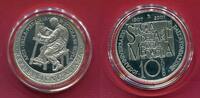 Italien 10 Euro Silbermünze 2007 100 Jahre Scula dell Arte della Medaglia proof in capsule with certificate