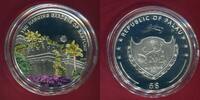 Palau 5 Dollars Silbermünze teilcoloriert 2009 Antique 7 Wonders of the World - The Hanging Gardens of Babylon proof in capsule with certificate