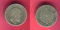 Kaiserreich Württemberg 2 Mark Silber 1876 Kursmünze - König Karl fine