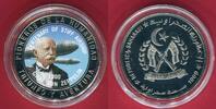 Sahara, Saharawi 1000 Pesetas mit Farbauflage Pioniere der Menschheit - Graf von Zeppelin -