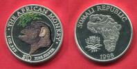 Somalia Somali Republic 10 Dollars Affe The African Monkey -