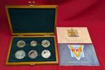 Australien, Frankreich, GB, Kanada, Russland & USA 6 Silbermünzen Set The Allied Forces Silver Proof 6 Coin Collection -