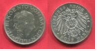 Bayern, Bavaria 5 Mark Ludwig III. 1914 1914 Ludwig III. AU sm. scr. averse from polished dies