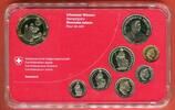 Schweiz, Switzerland Kursmünzensatz 8,85 Franken + Sondermedaille Baby, Geburt, Teddybär, Sternzeichen, Zodiak - Offizieller KMS der Swissmint - -