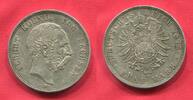 Sachsen Königreich Deutschland Kaiserreich 5 Mark König Albert 1873 - 1902 Attraktives Stück mit -