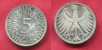 Bundesrepublik Deutschland 5 DM Silber Kursmünze 1971 F Silberadler Prachtstück uncirculated Mintstate
