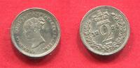 England Great Britain Großbritannien 2 Penny Pence Silber Queen Victoria Maundy -