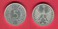 Deutschland, BRD 5 Mark Kursmünze Silberadler - Prägestätte Stuttgart -