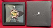 Cook Islands 20 Dollar Silbermünze teilcoloriert 3 oZ 2009 Masterpieces of Art - Carl Spitzweg - The Poor Poet - Der Arme Poet Proof colorated wi...