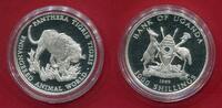 Uganda 1000 Shillings Silbermünze Gefährdete Tierwelt - Königstiger -