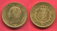 Italienische Staaten Piemont Sardinien Piedmont 80 Lire Gold Carlo Felice Karl Felix Charles Felix (1821-1831) Prägeglanz some Luster -