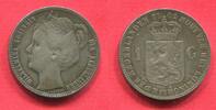 Niederlande Holland Netherlands 1 Gulden 1901 Wilhelmina (1890-1948) VF Toned