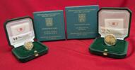 20 und 50 Euro Goldmünzen 2018 Vatikan 20 und 50 Euro Gold Satz PP - Papst Franziskus - Pope Francis Proof set with coa, carton and original box