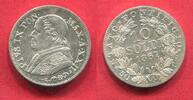 10 Soldi 50 Centesimi 1867 R XXII Päpstliche Staaten Kirchenstaat Papal States Pius IX Bankfrisch-Stgl.